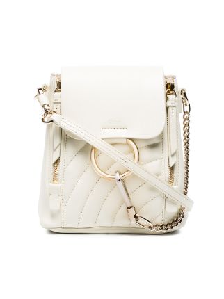 chloe white backpack