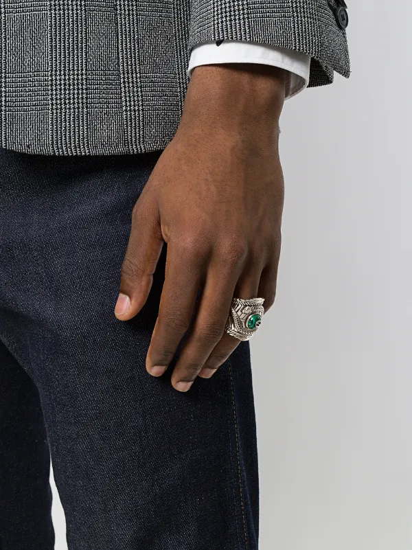 gucci garden ring silver