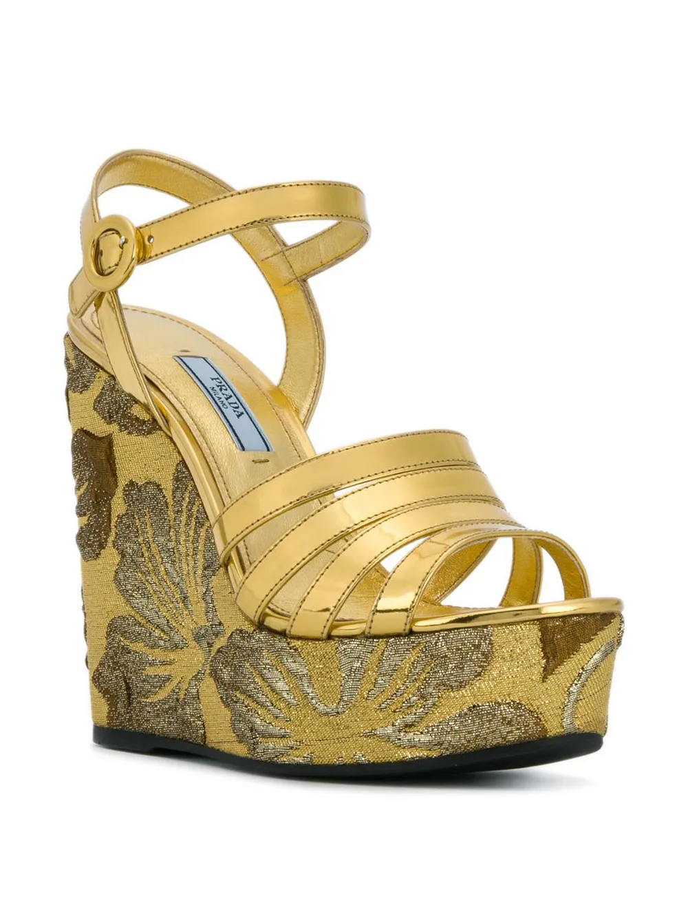 prada brocade sandals