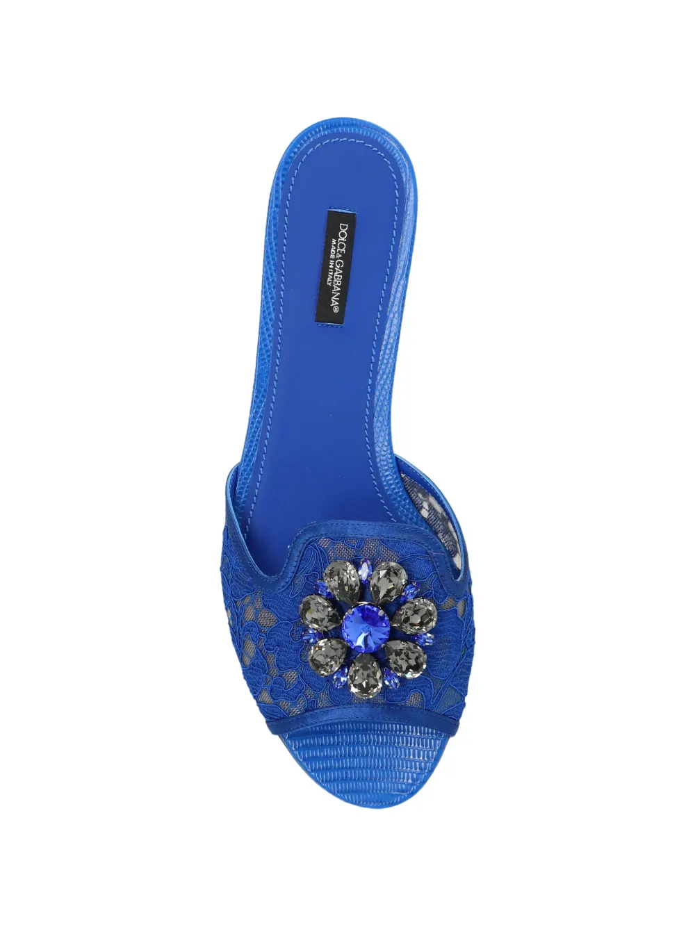 Dolce & Gabbana Bianca sandalen met broche Blauw