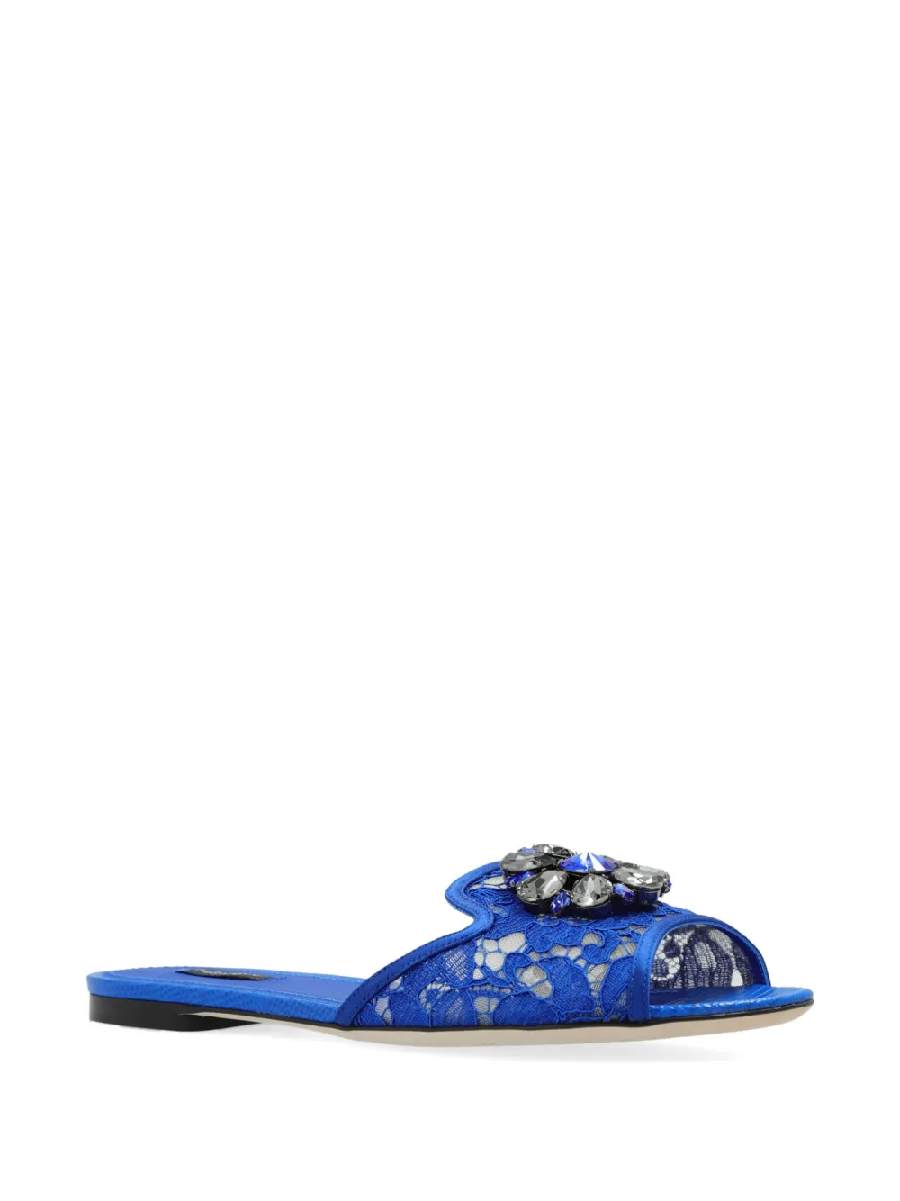 Dolce & Gabbana Bianca sandalen met broche Blauw