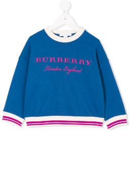 burberry hoodie kids silver