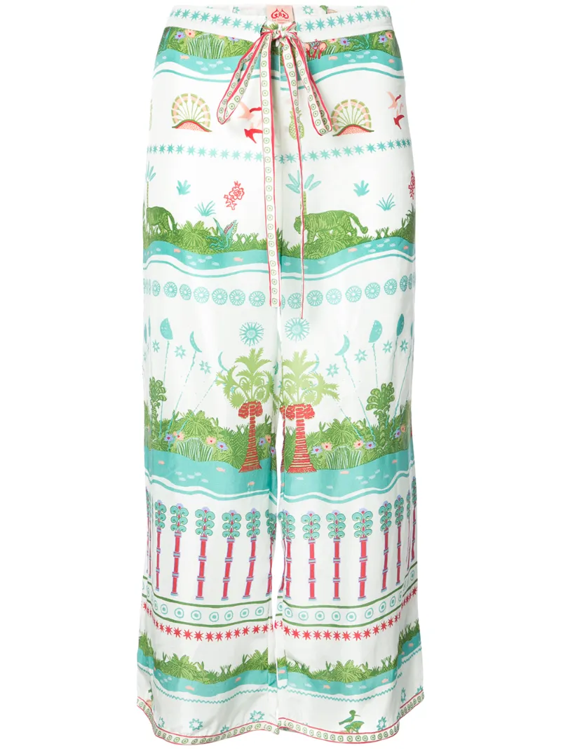printed flared pants Le Sirenuse