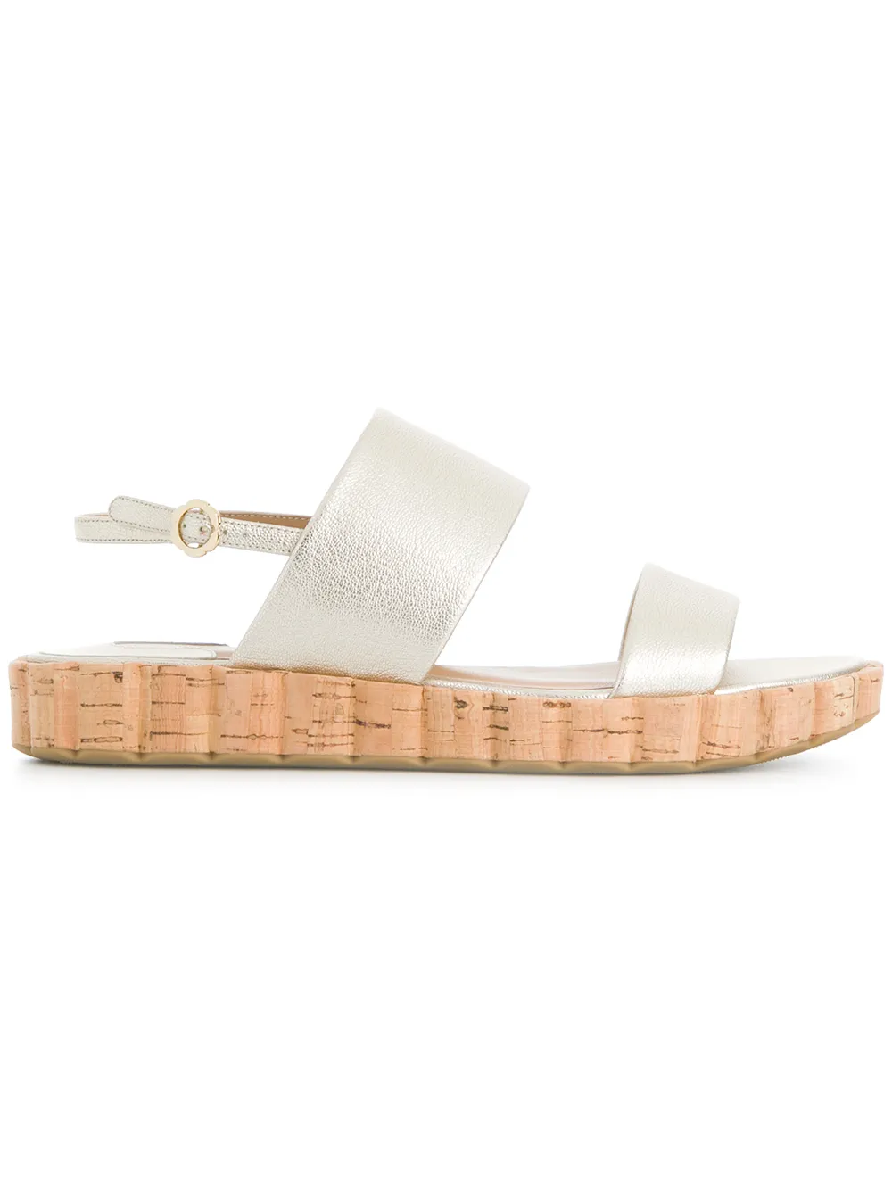 Ferragamo slingback sandals Metallic