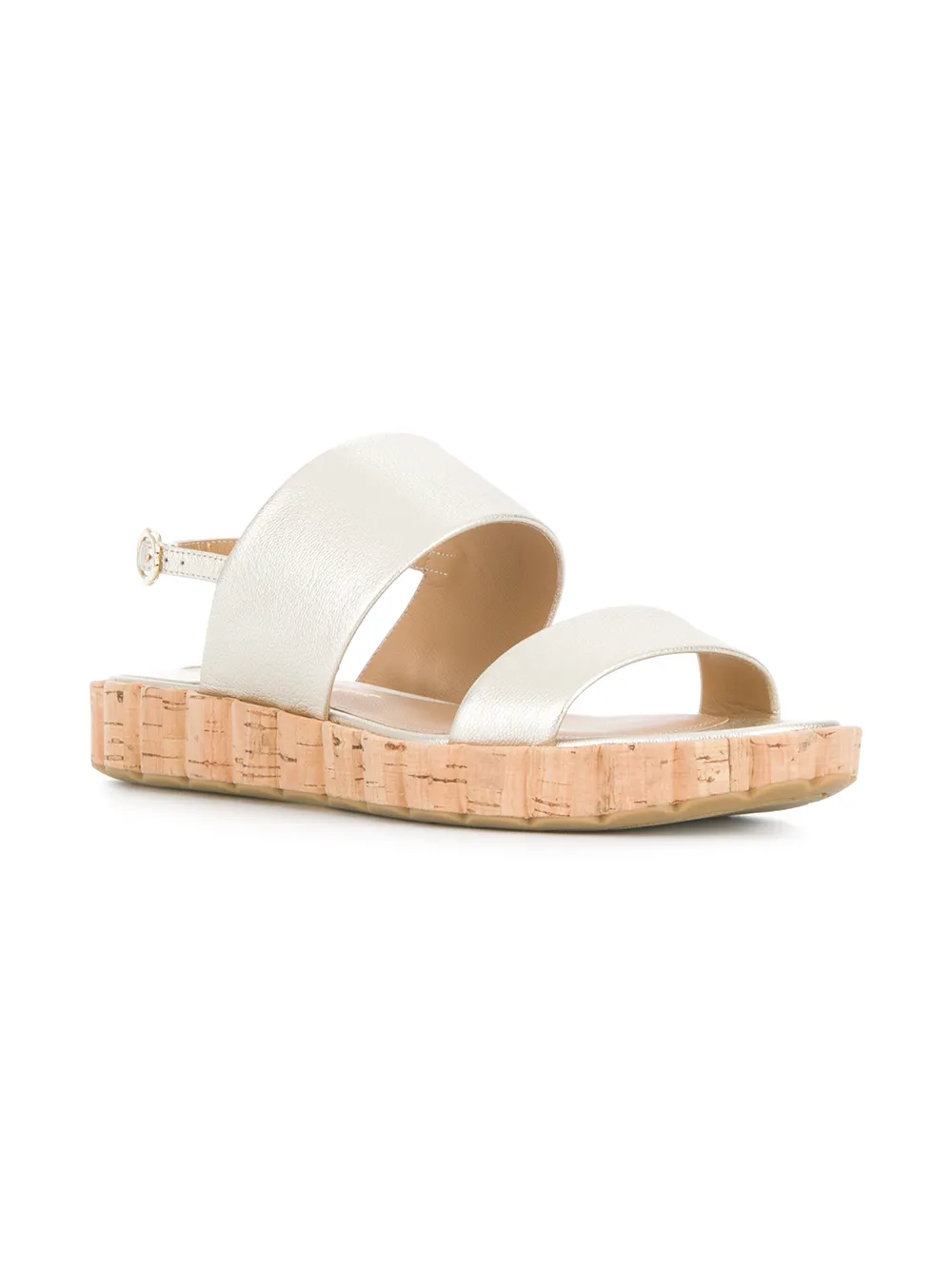 Ferragamo slingback sandals Metallic