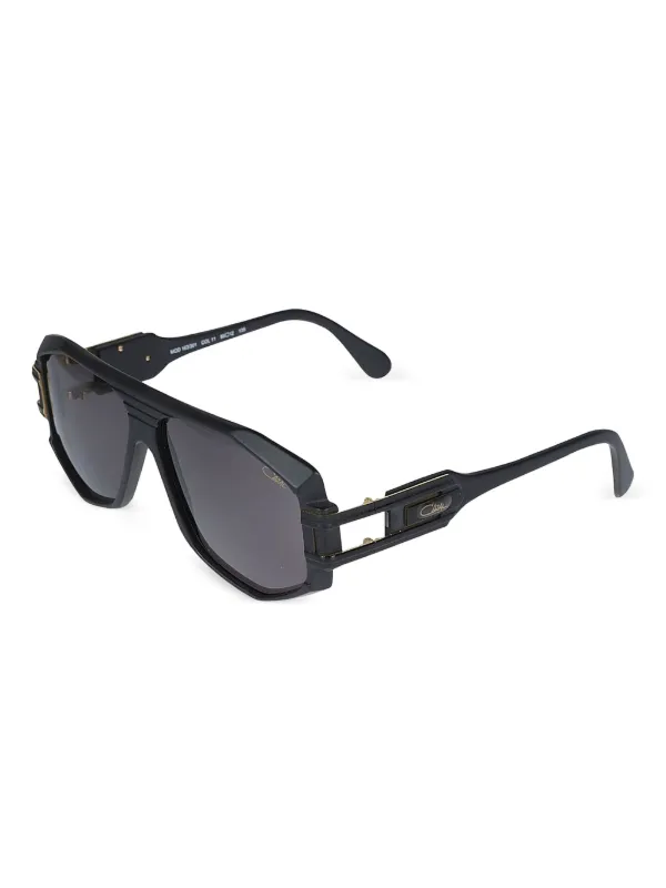 Cazal 163/301 Geometric Frame Sunglasses Black FARFETCH ID