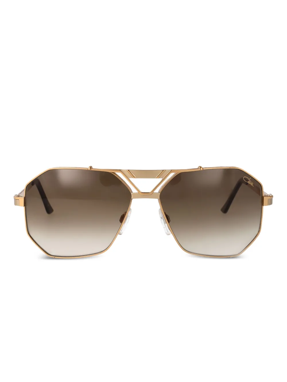 Cazal angular pilot-frame sunglasses | Metallic | Image 1