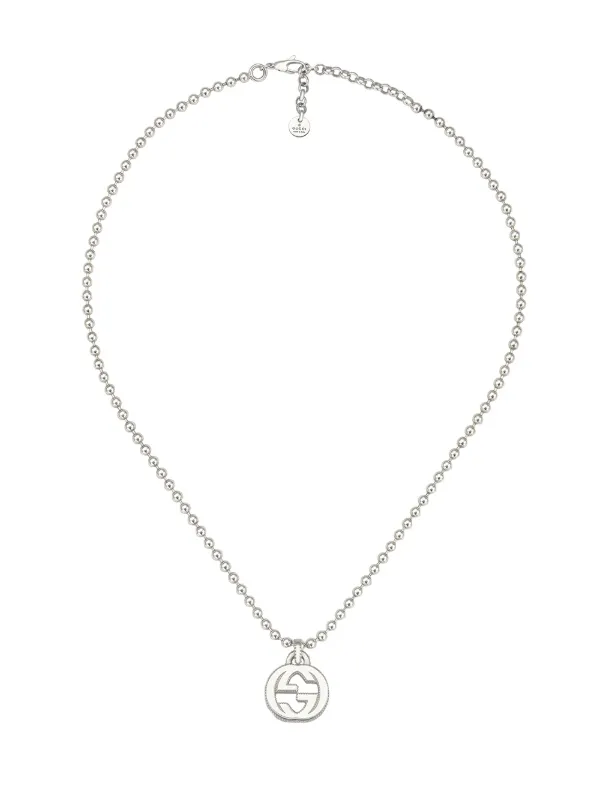 gucci silver necklace