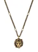 Gucci lion head pendant necklace