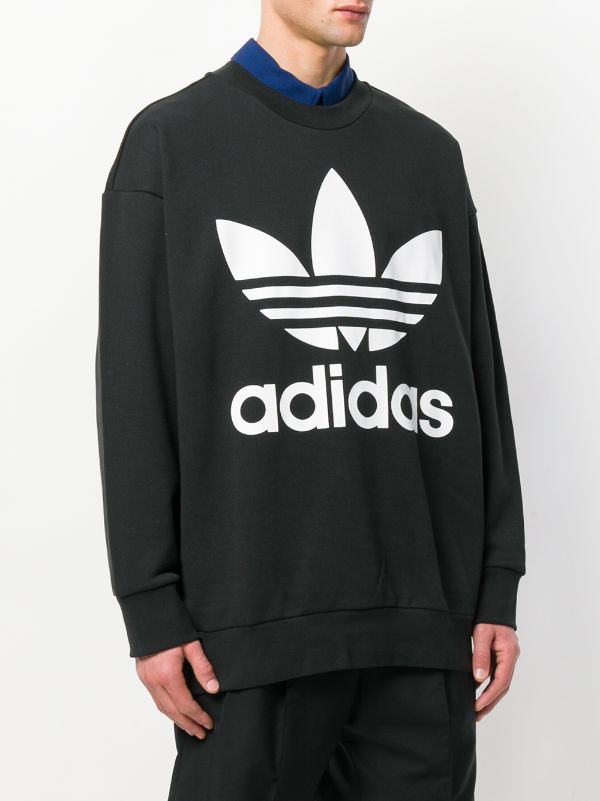 adidas originals women's oversized trefoil sweater