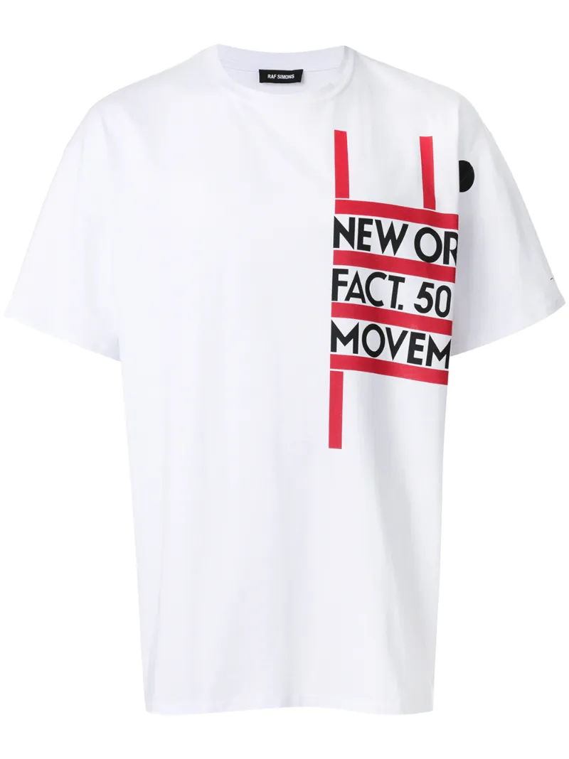 graphic T-shirt Raf Simons