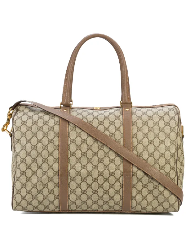 Gucci Pre Owned Gg Supreme Duffle Bag Farfetch