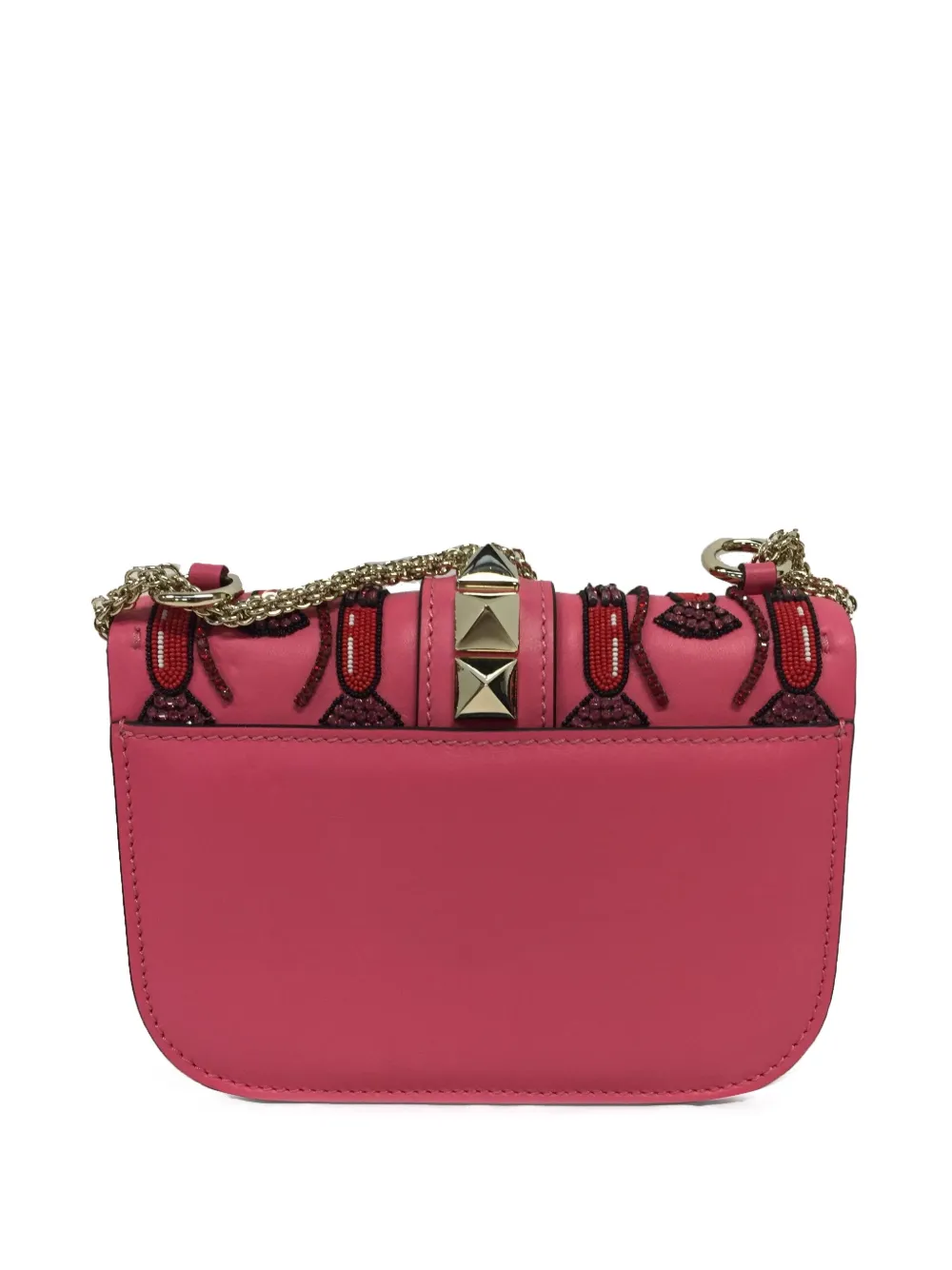 Valentino Garavani Glam lock schoudertas - Roze
