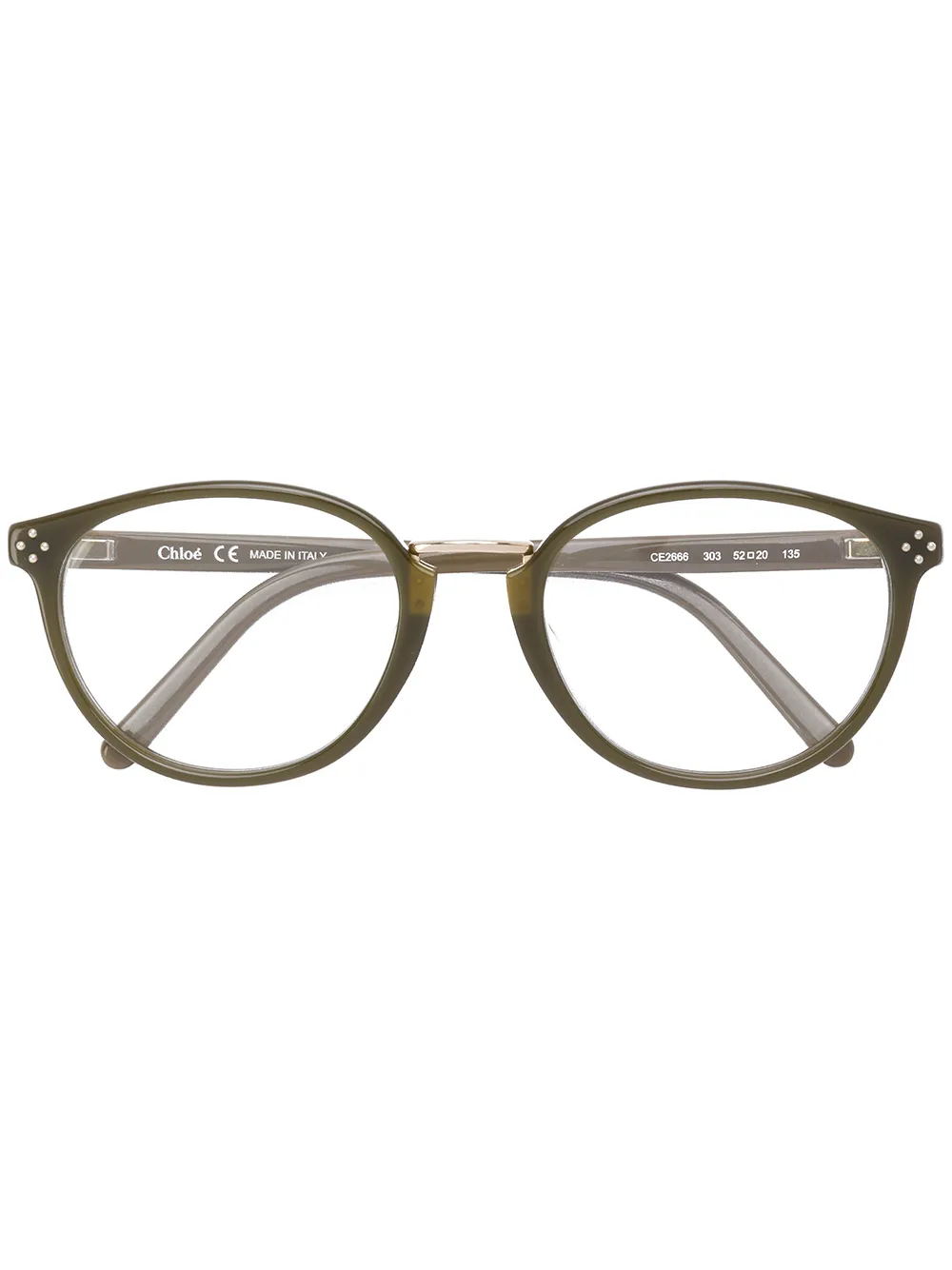 Chloé Eyewear Occhiali cat-eye - Verde
