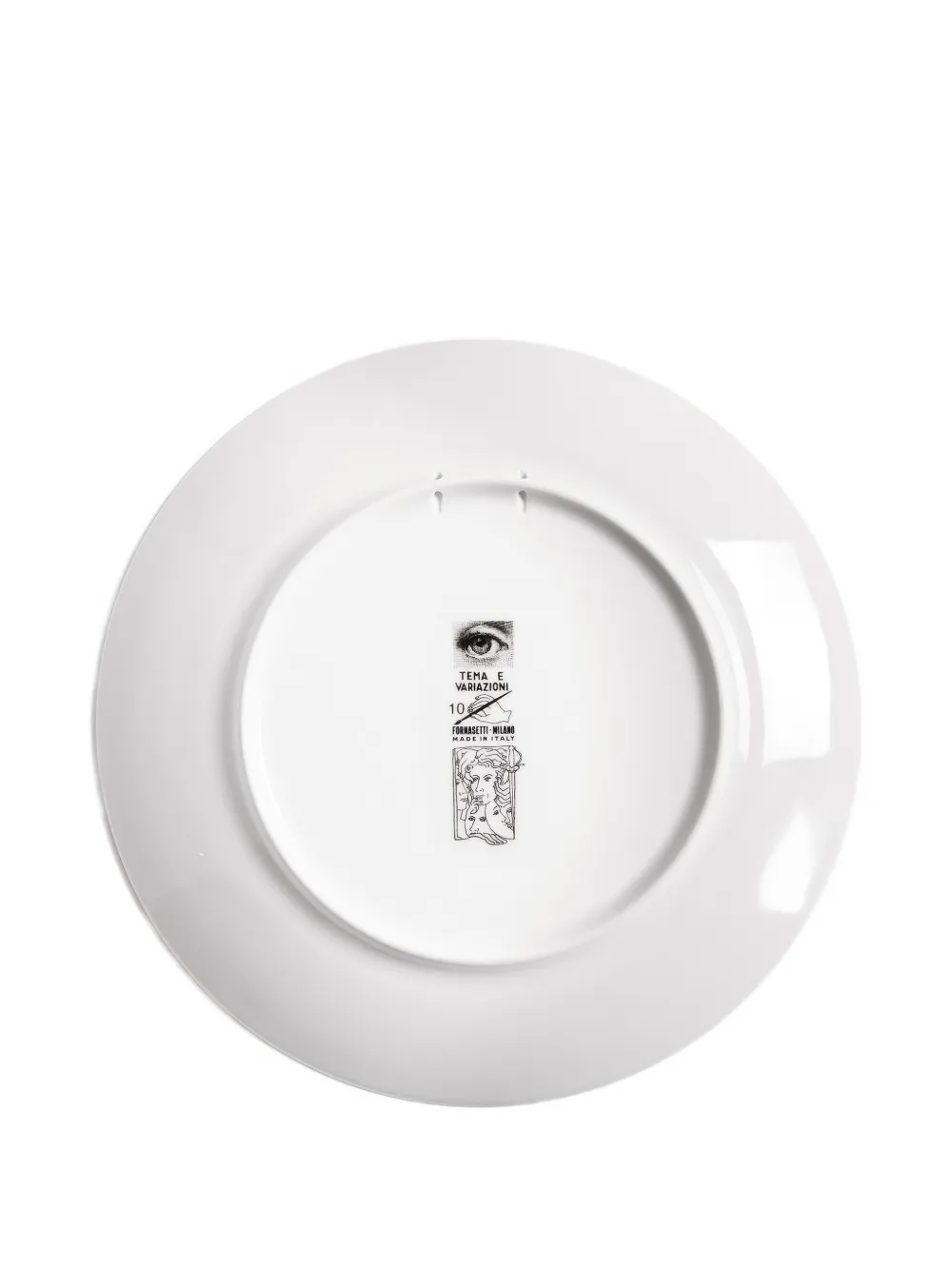 Fornasetti Teller mit Gesicht-Motiv | Mehrfarbig | Image 1