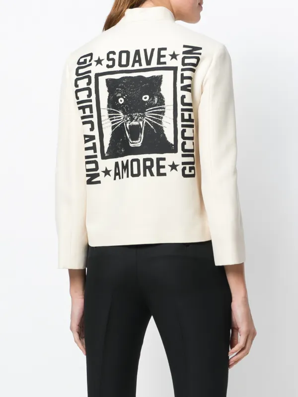 gucci rose jacket