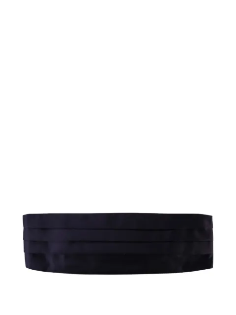 Dell'oglio pleated sash silk belt