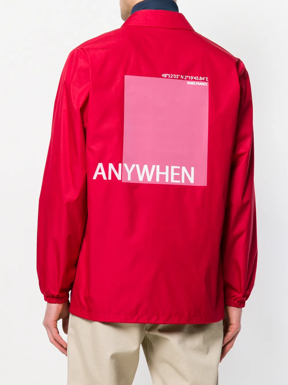 Valentino Garavani anywhen print lightweight jacket Rood