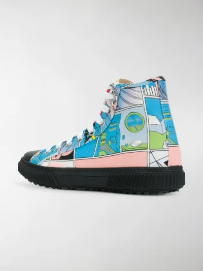 prada comic sneakers