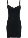 Dolce & Gabbana floral-lace corset slip dress - Black