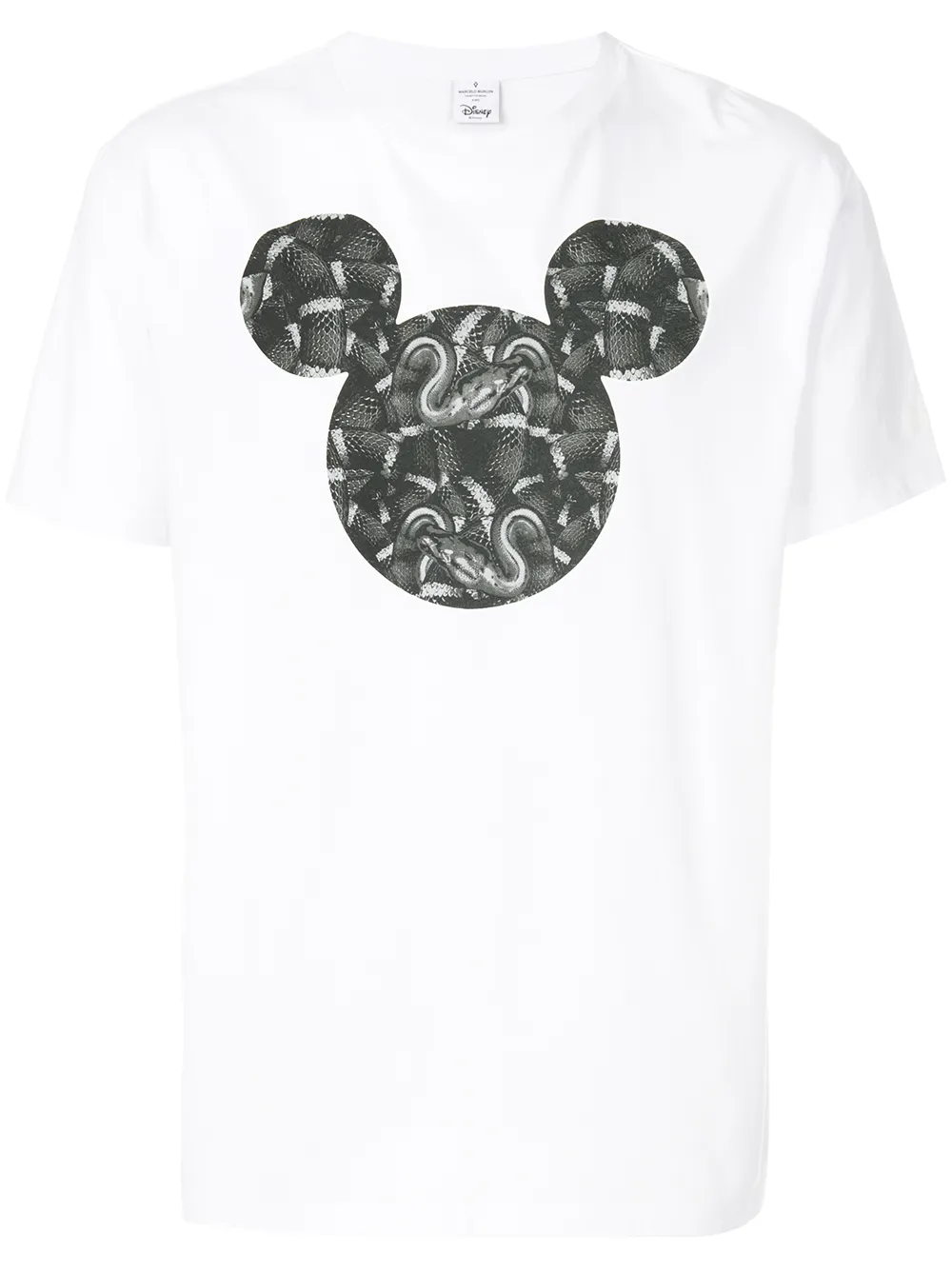 COUNTY OF MILAN T-shirt Mickey Mouse Snakes - Bianco