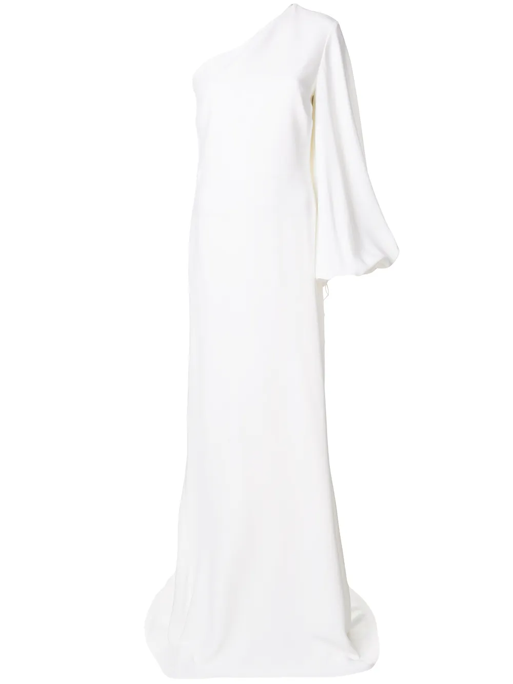 Stella McCartney Abito lungo monospalla - Bianco