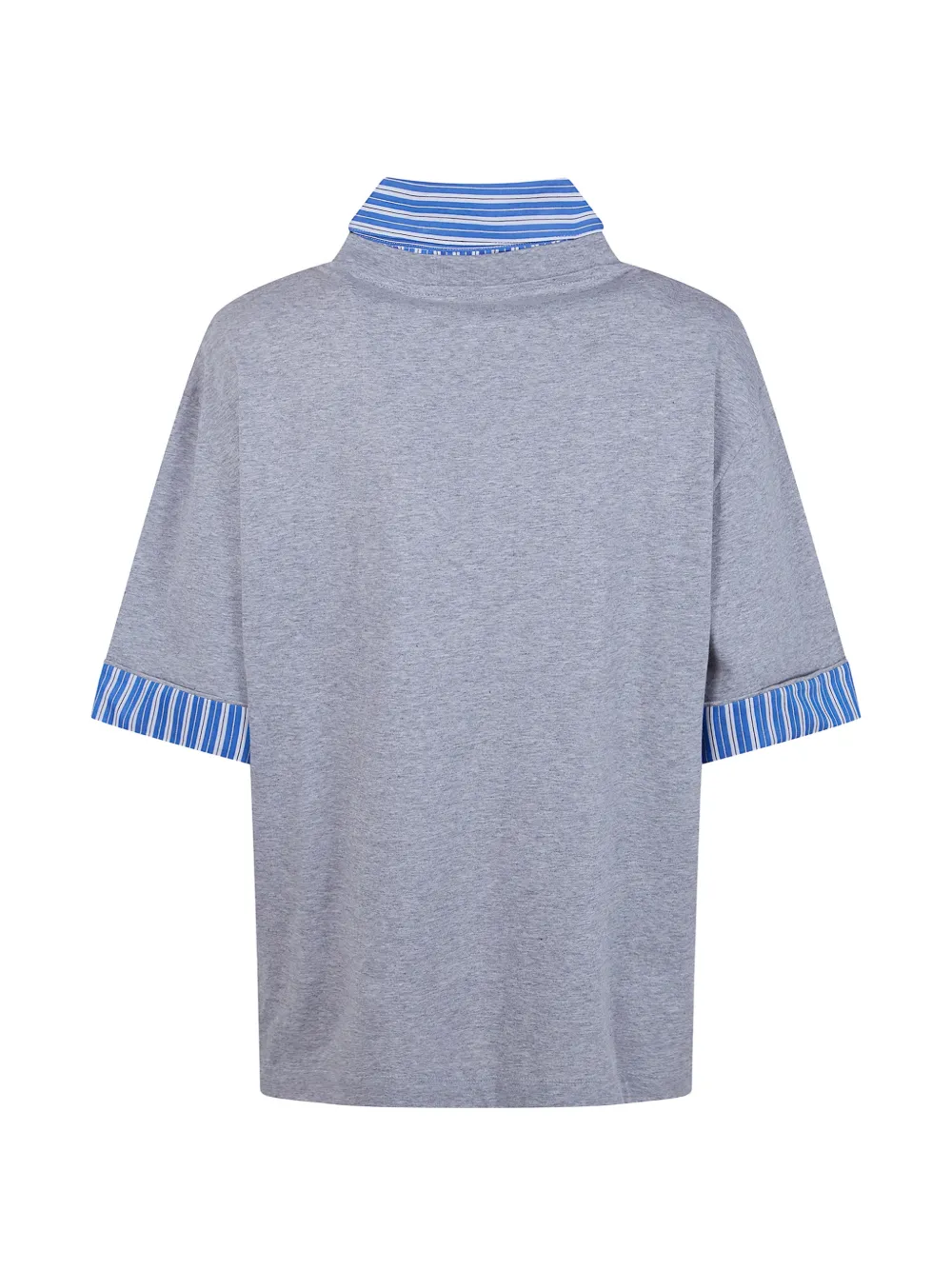  Nº21 T Shirt Mit Federn   Grau 