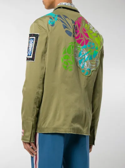 ETRO embroidered insert safari jacket 