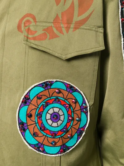 ETRO embroidered insert safari jacket 