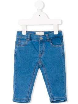 burberry jeans kids silver