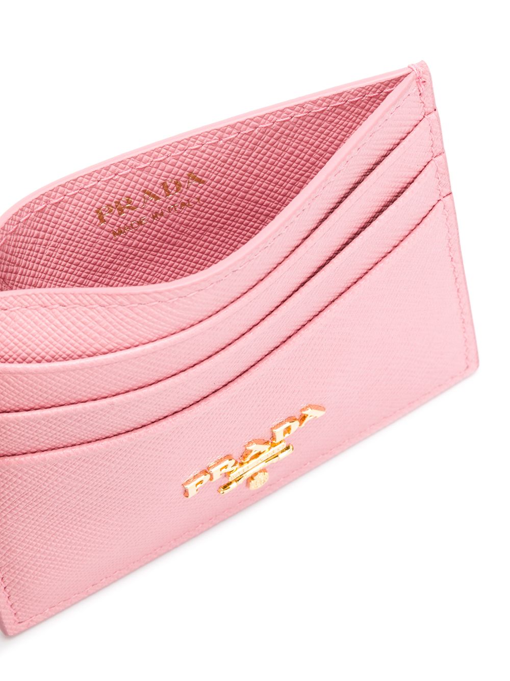 фото Prada визитница с бляшкой с логотипом