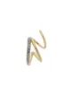Image 1 of Maria Black 14kt yellow gold Fury diamond twirl earring