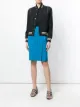 Image 2 of Yves Saint Laurent Pre-Owned draped front leather skirt