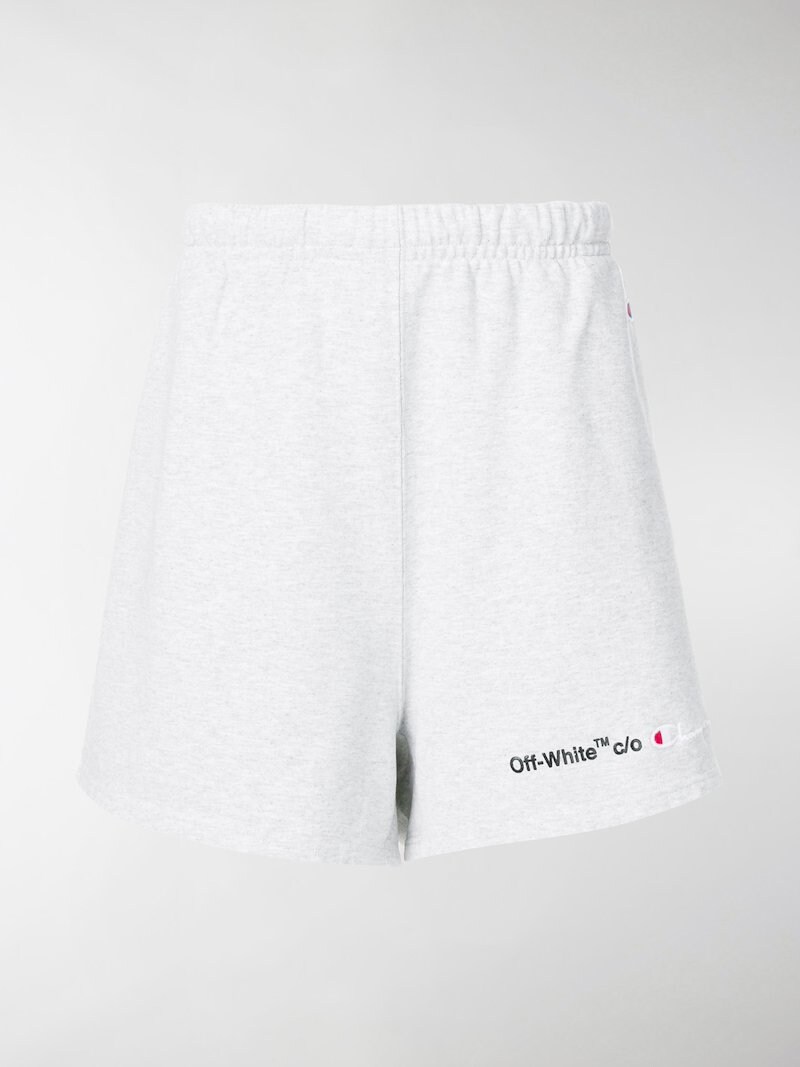 Off-White Off White track shorts grey MODES