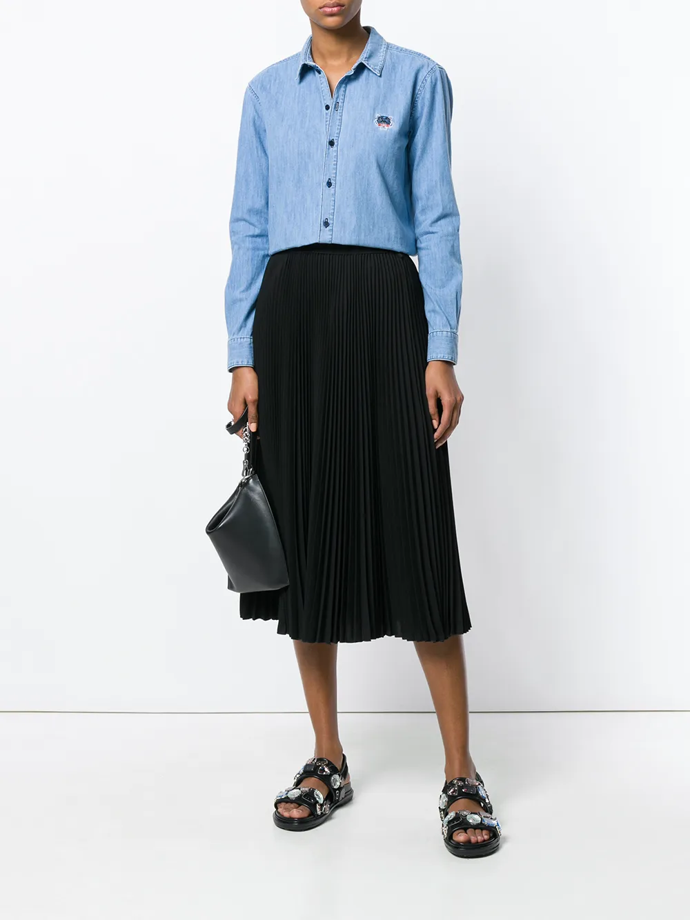 Kenzo Camisa Vaquera - Azul 