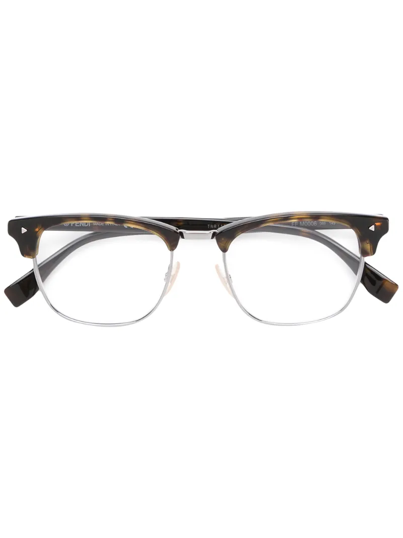 очки в квадратной оправе Fendi Eyewear