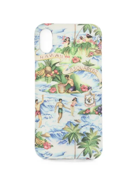 DSQUARED2 Hawaii iPhone X phone case