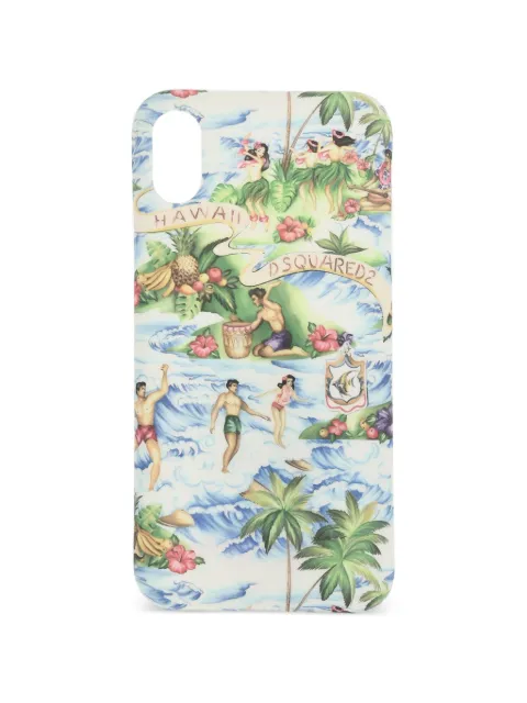 DSQUARED2 Hawaii iPhone X phone case