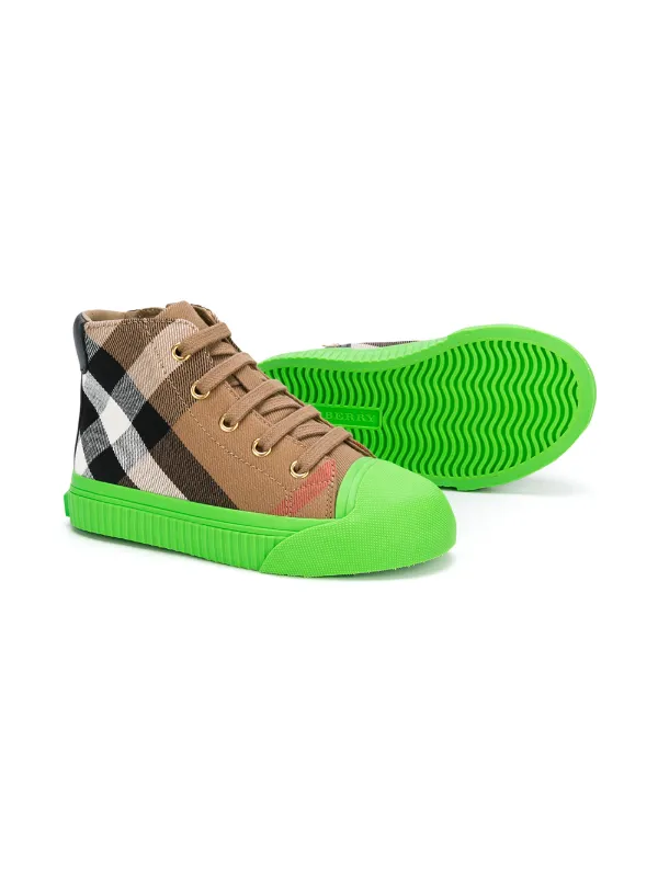 burberry shoes kids green