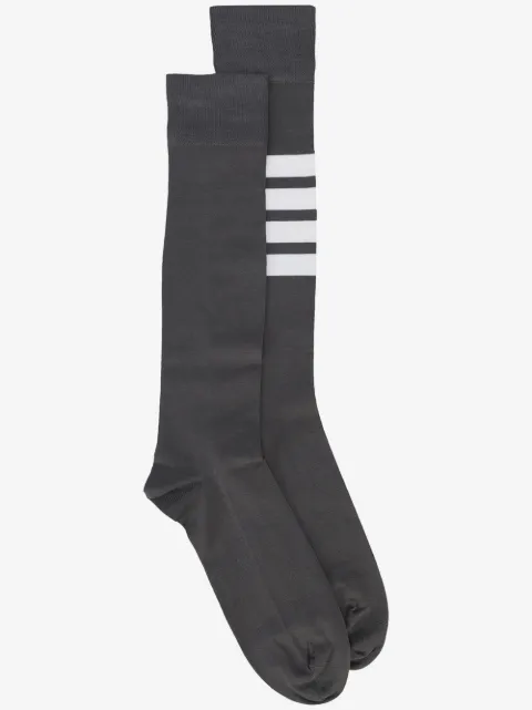 Thom Browne cotton 4-Bar over-the-calf socks