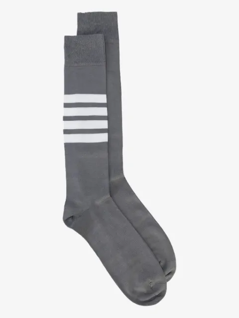 Thom Browne cotton 4-Bar over-the-calf socks