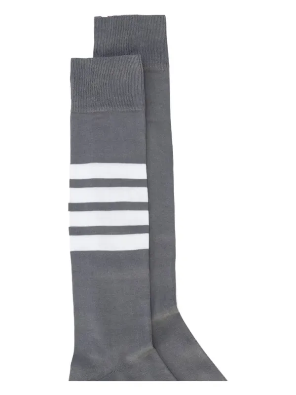 THOM BROWNE '4 bar' socks Thom Browne 4-Bar Striped Socks