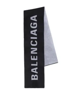 balenciaga wool scarf