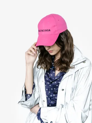 balenciaga pink cap
