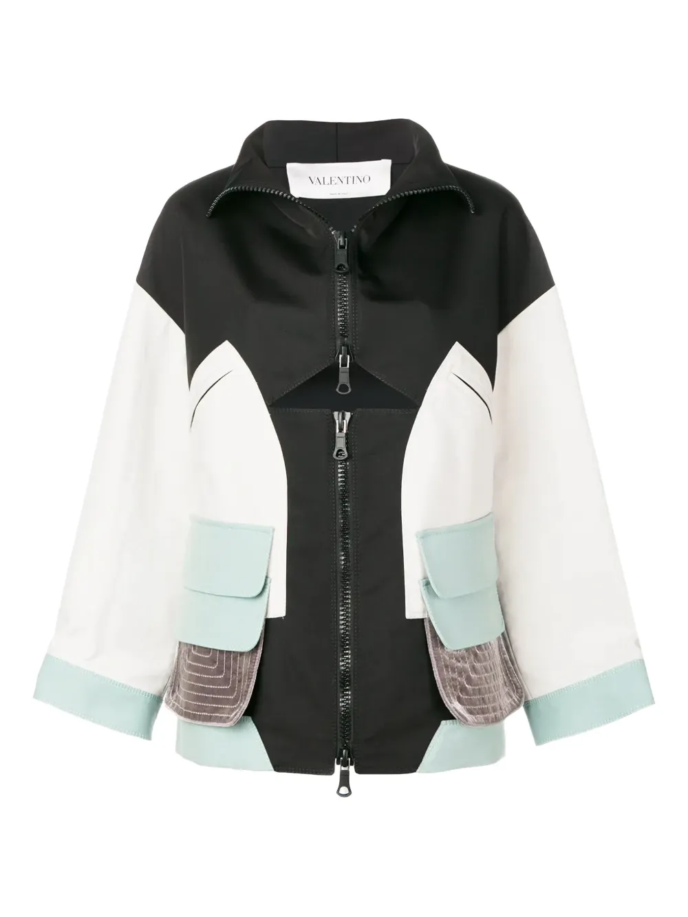 Valentino Garavani panelled jacket | Black | Image 1