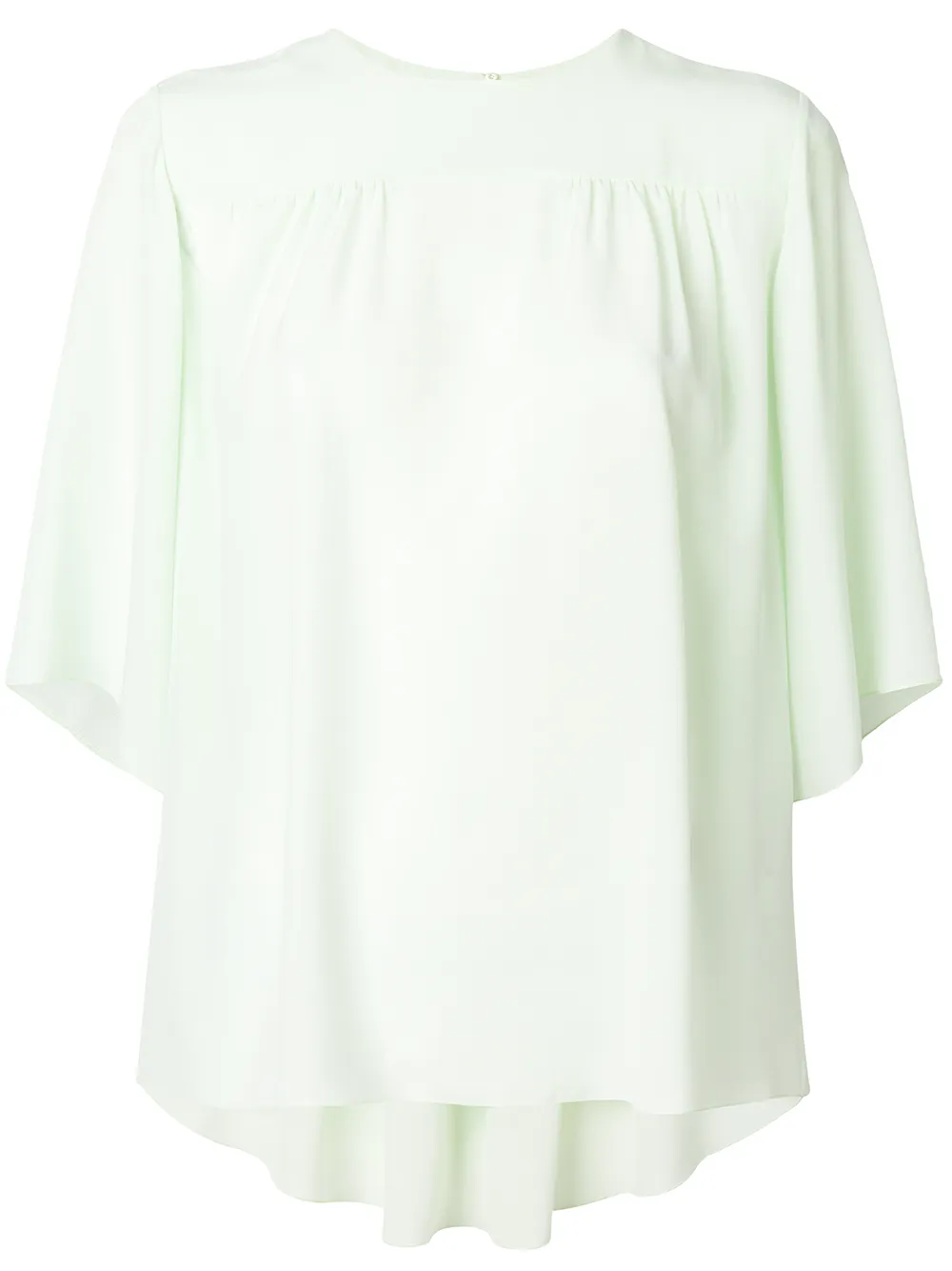 Chloé vochtige trapezium blouse Groen