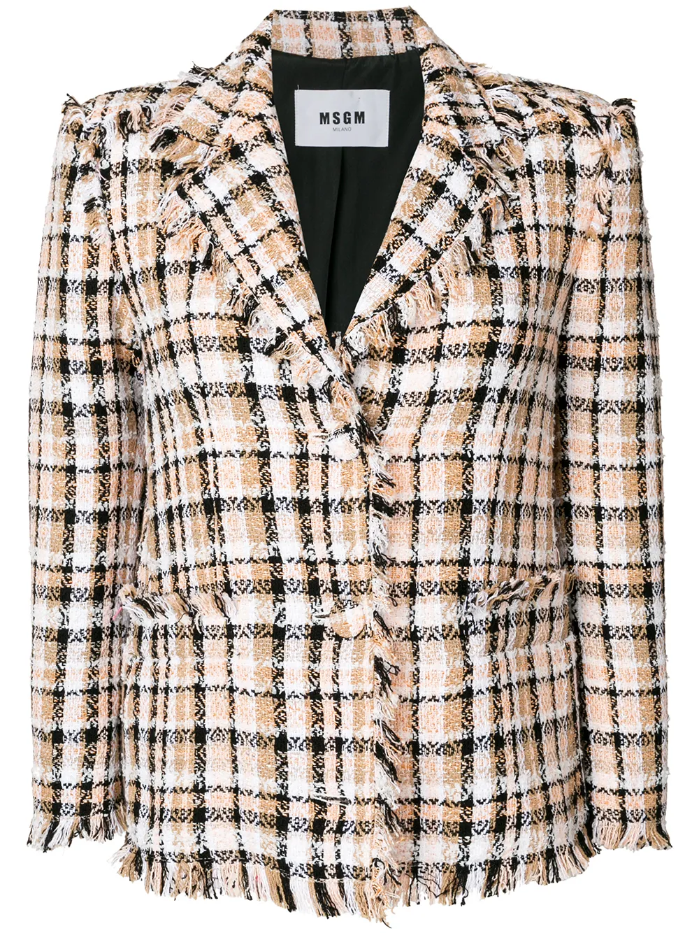 MSGM Bouclé Jacket - Farfetch