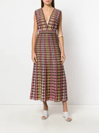 M Missoni Circle Print Dress Farfetch M Missoni Circle Print Dress