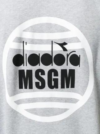 MSGM X Diadora无袖连帽衫展示图