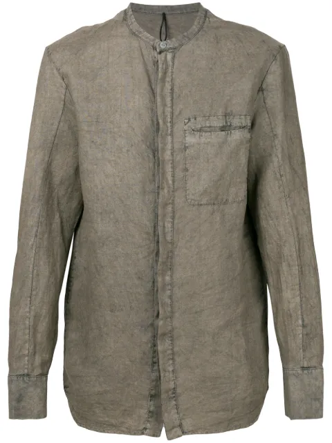 Masnada crease effect shirt 
